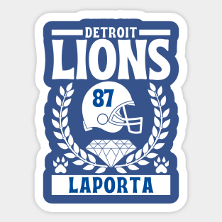 Detroit Lions Sam Laporta 87 American Football Sticker